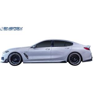 【M’s】 G16 BMW 8シリーズ 4D グランクーペ Mスポーツ専用 (2019y-) ENERGY MOTOR SPORT EVO16.1 サイドスポイラーキット 左右 4pcs カーボン エアロ パーツ｜emuzu-international