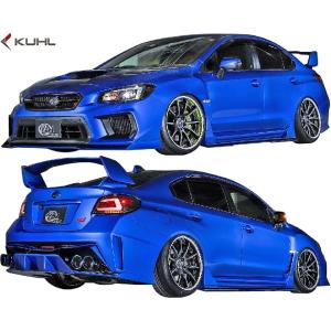 VAB VAG 後期 クールレーシング リップスポイラー サイドスポイラー WRX STI 【M's】スバル 後期 STI/S4 (H29.6-) Kuhl Racing Ver2 VAB-GT