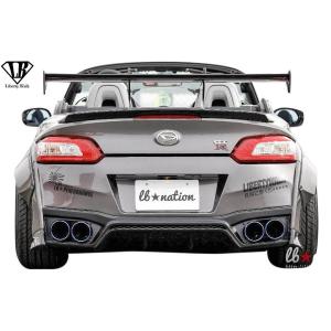 コペン ローブ LA400K lb☆nation GT-K リアウイングVer.2（ダック