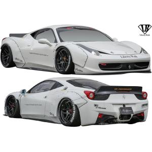 【M's】フェラーリ 458イタリア (2009y-2015y) Liberty Walk LB-WORKS コンプリートボディキット 5点 (Lip Spoiler type)／／FRP製 リバティーウォーク｜emuzu-international