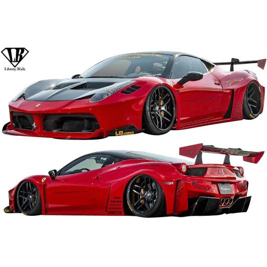 【M&apos;s】フェラーリ 458 (2009y-2015y) LB-Silhouette WORKS シ...