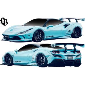【M's】フェラーリ F8 トリブート クーペ LB-WORKS ver.1 コンプリートボディキット 5点 FRP リバティーウォーク セット フルエアロ フルキット エアロ パーツ
