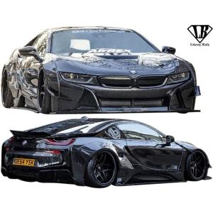 【M's】BMW i8 (2013y-) LB-WORKS コンプリートボディキット Ver.2 (5点SET)／／FRP Liberty Walk × Y's one リバティーウォーク LB エアロ