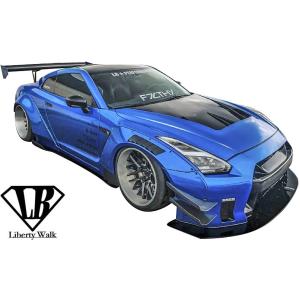 【M's】日産 R35 GT-R (LB-WORKS) ボンネットフード／／FRP製 Liberty...
