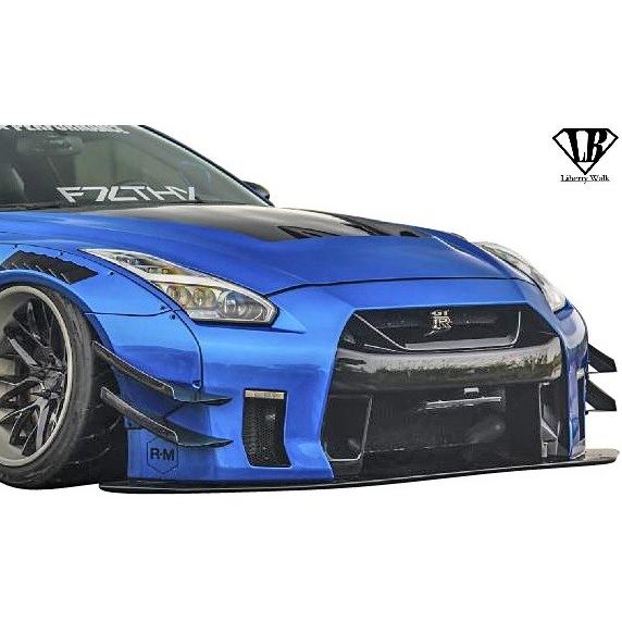 【M's】日産 R35 GT-R (LB-WORKS) フロントバンパー＋ディフューザー セット／／...
