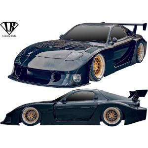 【M’s】 マツダ FD3S RX-7 (1991y-2003y) LB スーパーシルエット コンプリートボディキット 10点 // Liberty Walk リバティーウォーク エアロ アンフィニ RX7｜emuzu-international