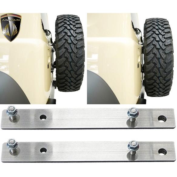 【M's】 ジムニーノマド JC74W AIMGAIN MUDRON GTS ステンレス スペアタイ...
