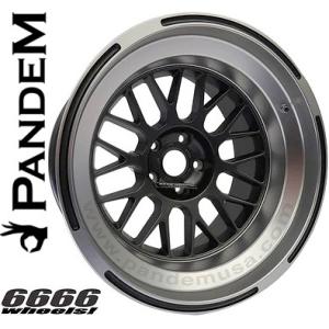 【M’s】 PANDEM 6666ホイール 18インチ 単品 1本 (18×9.5 -30 / PC...