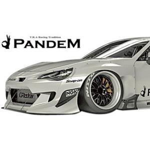 【M's】トヨタ 86/スバル BRZ (ZN6/ZC6) PANDEM フロントオーバーフェンダー ver.3 (片側約70mmワイド)／／FRP製 ハチロク TRA京都 パンデム エアロ