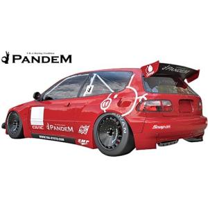 【M's】ホンダ シビック EG (1991y-1995y) PANDEM リアフェンダー (片側約：50mmワイド) HONDA CIVIC FRP製 TRA京都 パンデム エアロ ワイドフェンダー｜emuzu-international