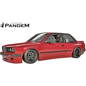 【M's】E30 BMW 3シリーズ (クーペ) PANDEM フロントフェンダー 左右(ワイド)／／FRP製 TRA京都 パンデム エアロ ワイドフェンダー オーバーフェンダー｜emuzu-international