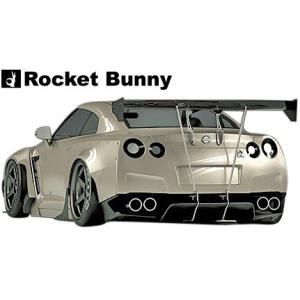 【M&apos;s】日産 R35 GT-R (2008y-) Rocket Bunny ウイング (本体)／／...