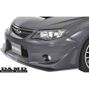 【M&#39;s】スバル インプレッサ WRX STI GV (2010.1-) DAMD 専用フロントアンダースポイラー／／ダムド カーボン エアロ フロントスポイラー CBA-GVB GVF GRB GRF