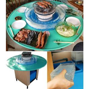 【M's】本格的 業務用／家庭用 そうめん流し機 そうめん回し機 回鮮テーブル（循環式）6人用 送料無料！日本製 高品質 店舗用 完全受注生産 ※実用新案登録商品