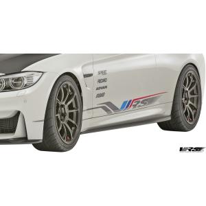 【M's】 F82 BMW M4 クーペ (2014y-2020y) VARIS サイドディフューザ...