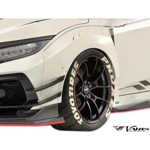 【M’s】 ホンダ FK8 シビック タイプR (2015y-2021y) VARIS ワイドボディ フロントワイドフェンダー 左右 4PCS FRP バリス ヴァリス エアロ パーツ VAHO-036｜emuzu-international