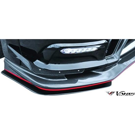 【M's】 日産 R35 GT-R (2014Ver.) VARIS フロントリップ用 アンダーフリ...