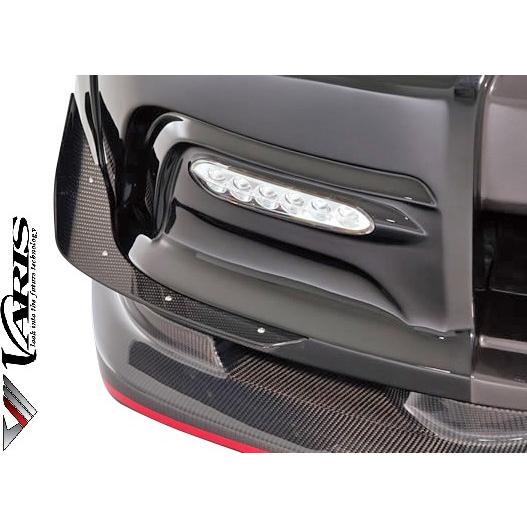 【M's】 日産 R35 GT-R (2014Ver.) VARIS フロントバンパー用 シングルカ...