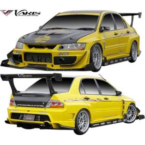 【M’s】 三菱 CT9A ランサーエボリューション8 (2003-2005) VARIS エアロキット 5点 (タイムアタックVer.) バリス ヴァリス エアロ パーツ フルエアロ