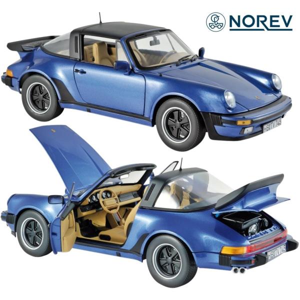 【NOREV】ノレブ 1/18 ポルシェ 911 ターボ タルガ 1987y ミニカー 完成品 （メ...