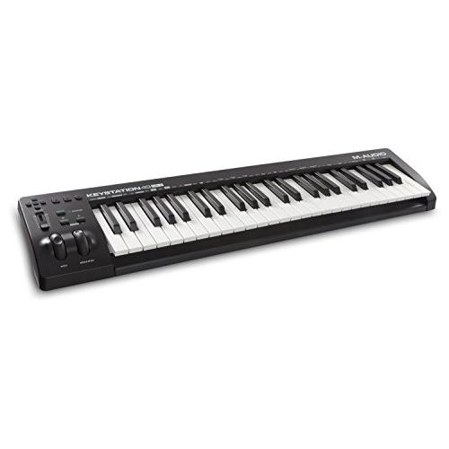 M-Audio USB MIDIキーボード 49鍵 ピアノ音源ソフト付属 Keystation49 ...
