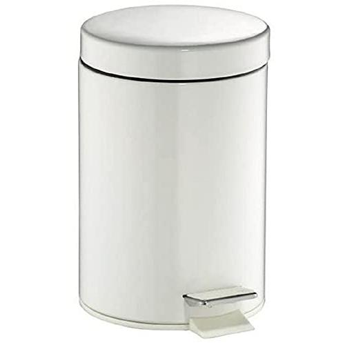 WESCO (ウェスコ) ペダル式ゴミ箱 ホワイト サイズ:?17×H26cm ペダルビン3L 10...