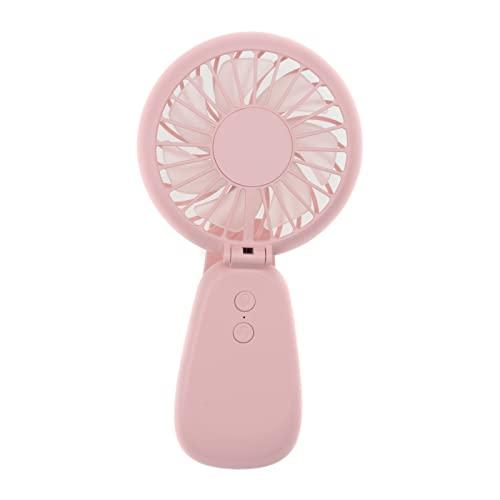ハンディファン 携帯扇風機 エツミ クリップ 付き 4WAY ピンク USB充電 【 ハンディ ・ ...
