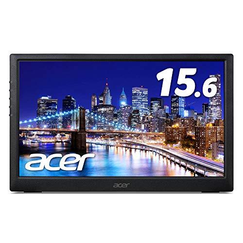 Acer 15.6型モバイルモニター 重さ0.97kg 薄さ2cm PM161Qbu IPS 非光沢...