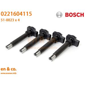 Audi アウディ A4(B8) 8KCDNF用 イグニッションコイル 4本セット Audi アウディ A4(B8) 8KCDNF用 イグニッションコイル 4本セット
