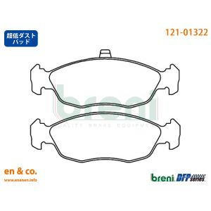 【超低ダスト】PEUGEOT プジョー 205カブリオレ 20CTC用 フロントブレーキパッド breni｜en-and-company
