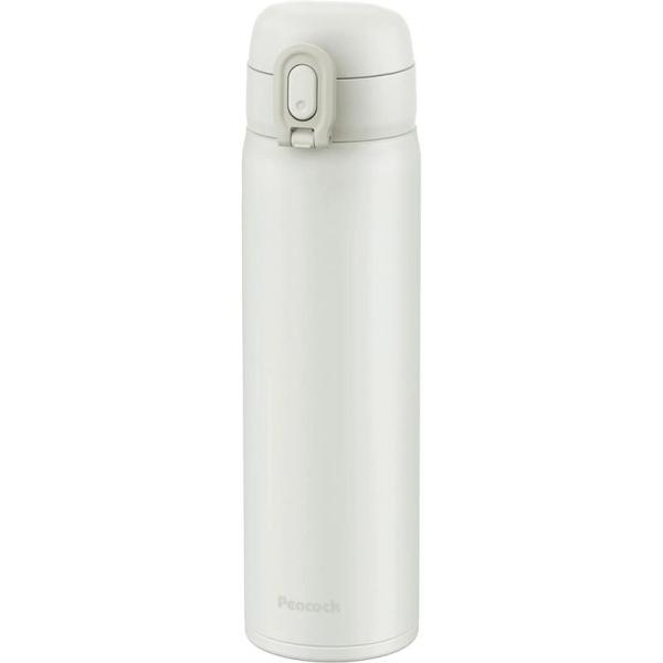ピーコック 水筒 500ml 保冷 ワンタッチ マグボトル 魔法瓶 ホワイト AKT-50 W