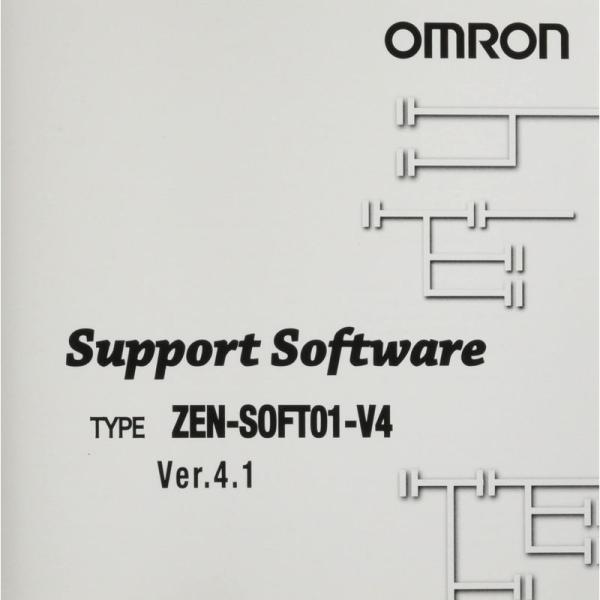 omron プログラムリレーZEN サポートソフト(-V2)(正式製品型番:ZEN-SOFT01-V...