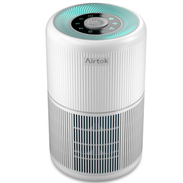 AIRTOK 空気清浄機 小型 卓上 20畳 5重除菌 空気 清浄 機,タバコ対応 花粉対策 ウイル...
