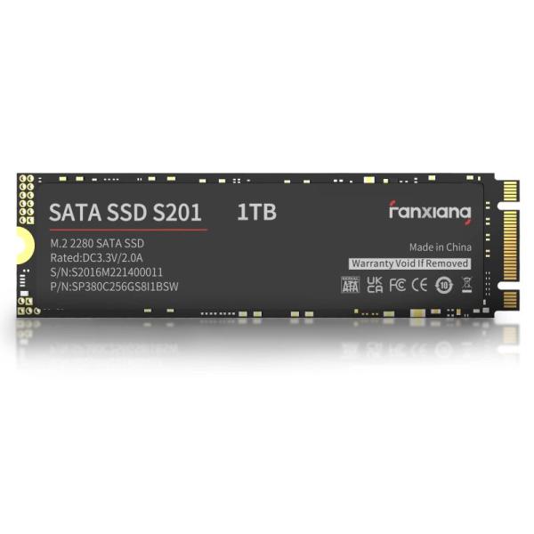 fanxiang S201 1TB M.2 SSD 2280 SATA III 6Gb/s 内蔵ソリ...