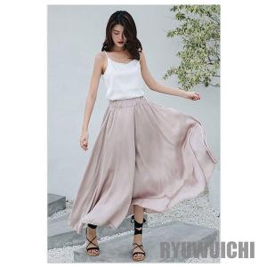 パンツ レディース ボ ワイドパンツ ガウチョ...の詳細画像5