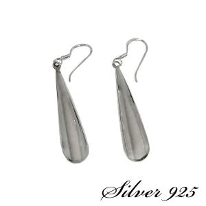 フックピアス レディース シルバー925 両耳用 ダブルリング ツイスト 