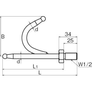 ステンレスボートハッカー 12mm W1/2 ...の詳細画像2