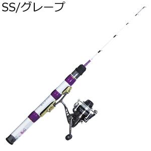 ワカサギ釣りセット SS 丸穂先ロッド+スピニングリール PROX プロックス クリアロックSTセット2 CRSTS44SS