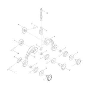 【部品】 ピン3x25 (59044) パーツNo.11 [第一精工 ノットアシスト2.0 カーボンブラック]