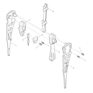 【部品】 Pタイトネジ2x4 (59029) パーツNo.7 [第一精工 ピッカーズ ブラック]
