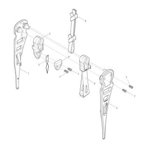 【部品】 スレダー (39824) パーツNo.5 [第一精工 ピッカーズ ダークアース]