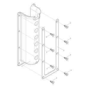 【部品】 タッピングネジ3.5 (59185) パーツNo.3 [第一精工 EVAロッドラック 33Sホワイト]