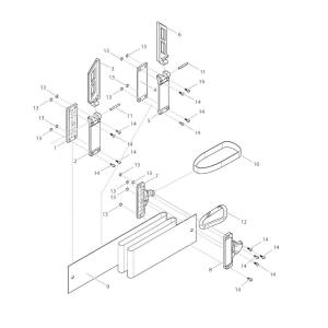 【部品】 ピン2.5x20 (59235) パーツNo.11 [第一精工 ノギスケール 65ホワイト]