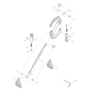 【部品】 六角レンチ2mm (39460) パーツNo.10 [第一精工 ノービナーS＋スナップホルダー ダークアース]