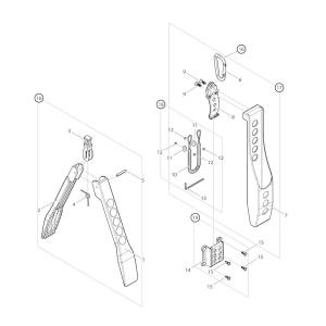 【部品】 バネ (59186) パーツNo.4 [第一精工 ワニグリップMC+ホルスター フォリッジグリーン]