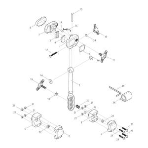 【部品】 ウレタンゴム (39877) パーツNo.16 [第一精工 かさキャッチNO.6 ブラック]