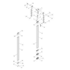 【部品】 クギ (39515) パーツNo.21 [第一精工 サーフ三脚 アルミ製2号]
