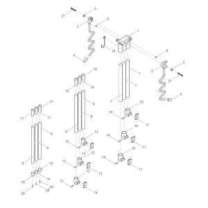 【部品】 樹脂ワッシャ (39531) パーツNo.5 [第一精工 サーフ三脚レバー式DX スーパーミニ3号]