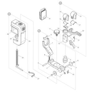 【部品】 チビスマートヘッド大 (09265) パーツNo.15 [第一精工 チビラークタイプS]｜エナドットコム Yahoo!店