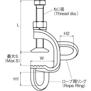 AKクランプ I型 ASANO 浅野金属 AK...の詳細画像1